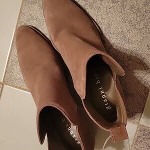 Cognac Heeled Ankle Boot